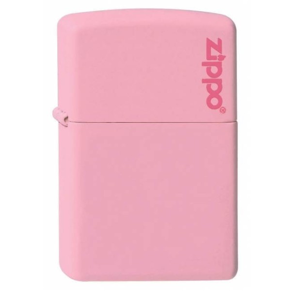 Zippo Pink Matte Logo 238ZL - Χονδρική